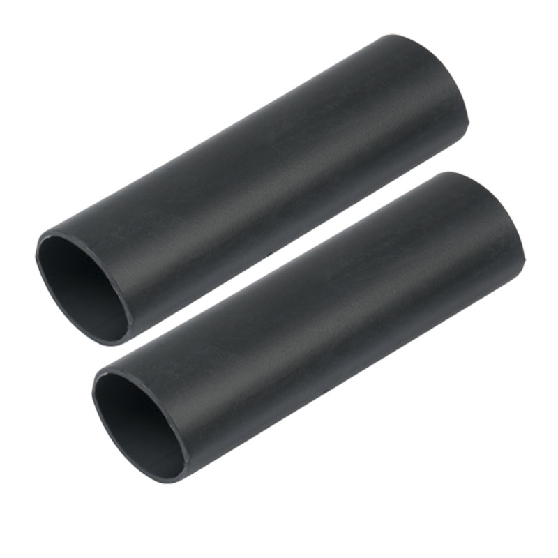 Ancor Heavy Wall Heat Shrink Tubing - 1" X 12" - 2-Pack - Black