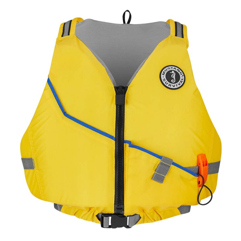 Mustang Journey Foam Vest - Yellow - X-Small/Small
