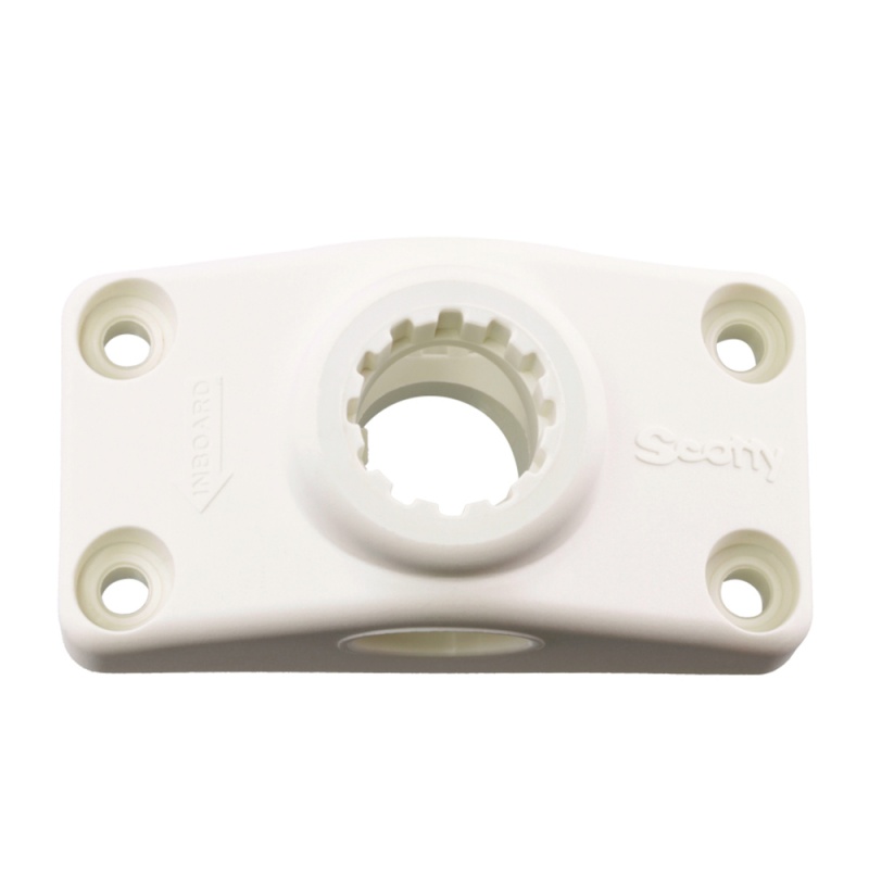 Scotty Combination Side / Deck Mount - White