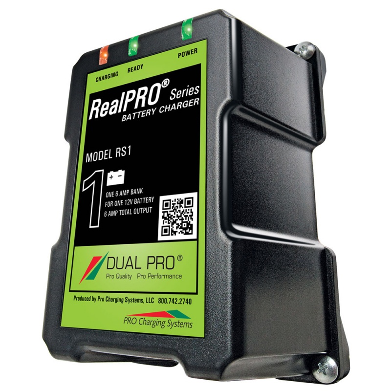 Dual Pro Realpro Series Battery Charger - 6A - 1-Bank - 12v