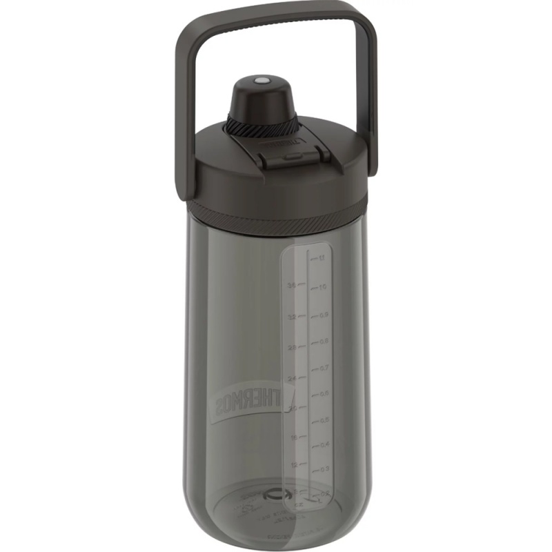 Thermos Guardian Collection Hard Plastic Hydration Bottle W/Spout - 40Oz - Espresso Black