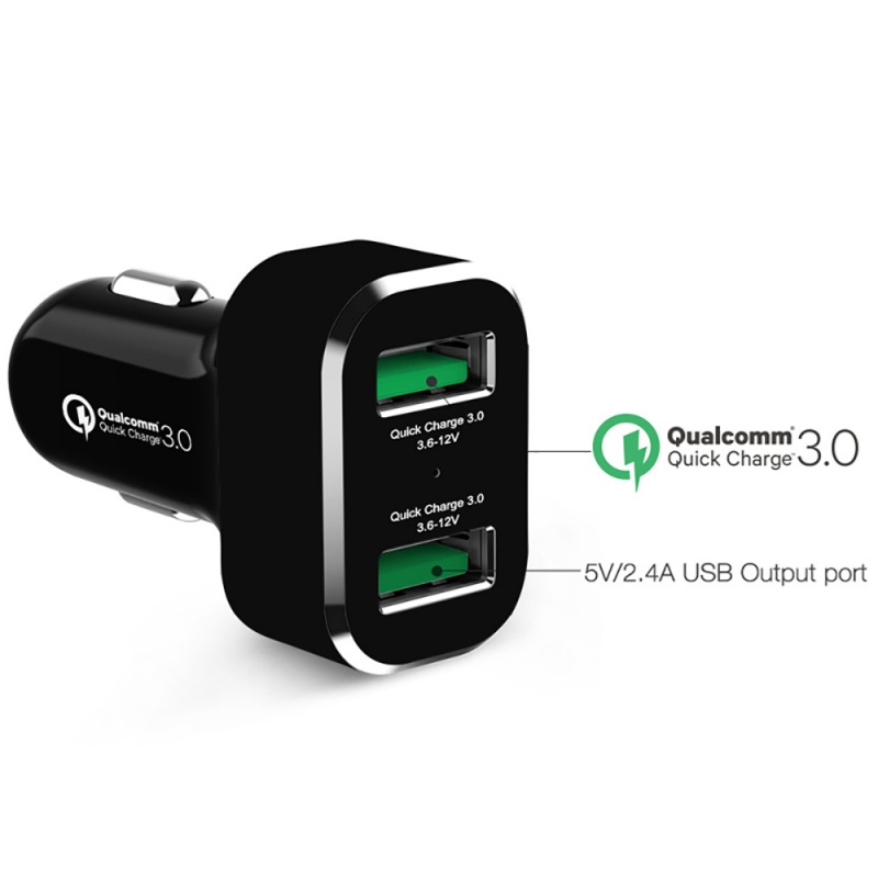 Ram Mount Gds® 2-Port Usb Cigarette Charger W/Qualcomm® Quick Charge™
