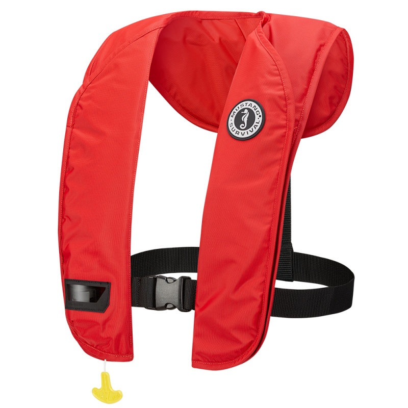 Mustang Mit 100 Inflatable Pfd - Manual - Red