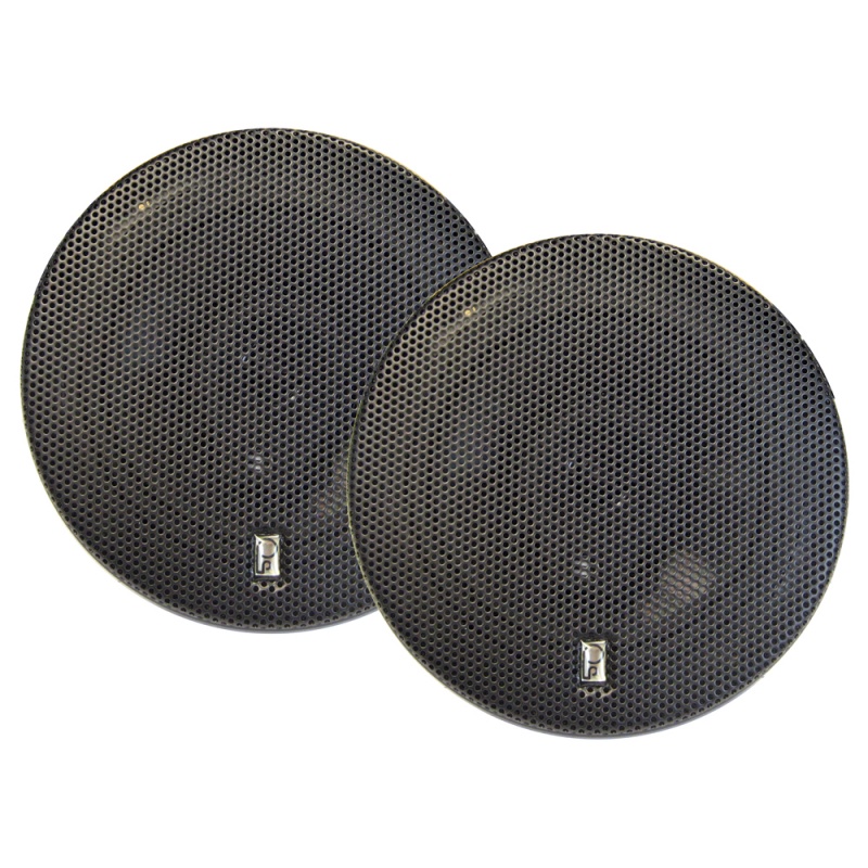 Poly-Planar Ma-8506 6" 200 Watt Titanium Series Speakers - Black