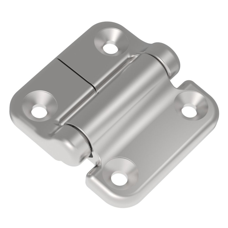 Southco Constant Torque Hinge Symmetric Forward Torque - 3.4 N-M - Reverse Torque - Large - Stainless Steel 316 - Polished