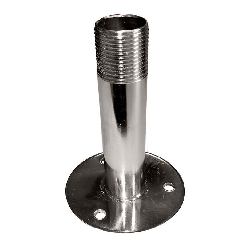 Sea-Dog Fixed Antenna Base 4-1/4" Size W/1"-14 Thread Formed 304 Stainless Steel