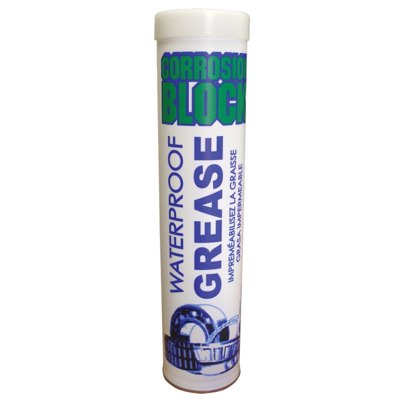 Corrosion Block High Performance Waterproof Grease - 14Oz Cartridge - Non-Hazmat, Non-Flammable & Non-Toxic