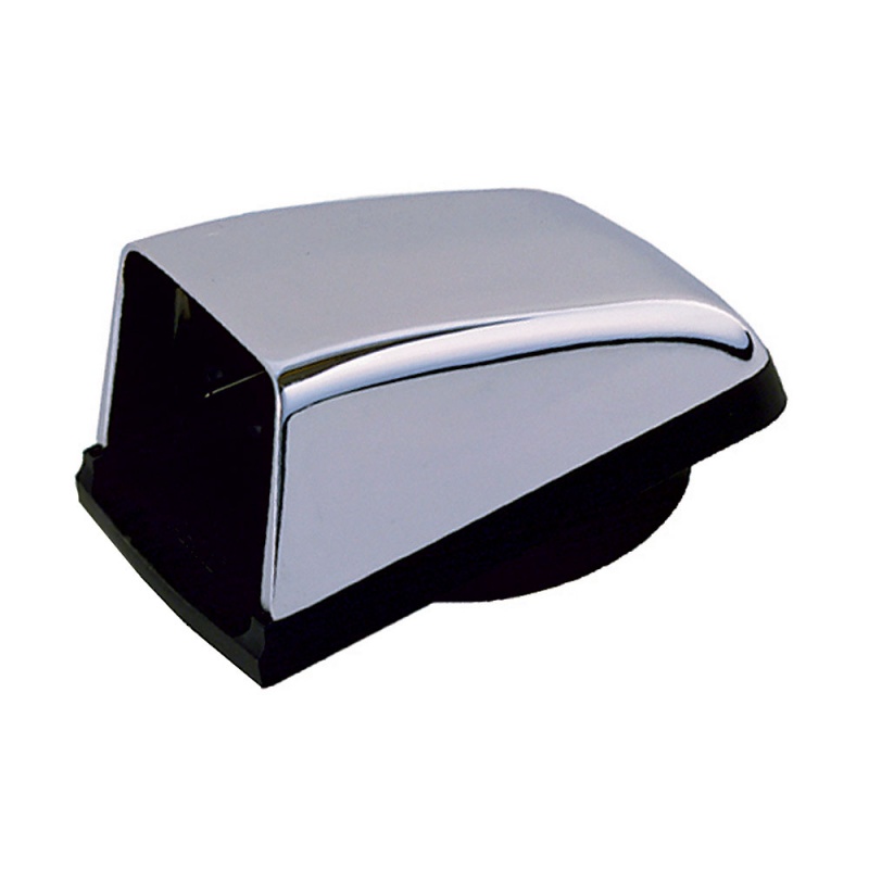 Perko Chromalex Cowl Vent - 3" Duct - Chrome Plated Zinc