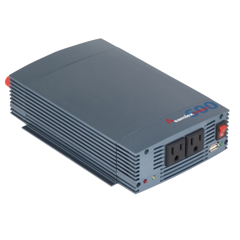 Samlex 600W Pure Sine Wave Inverter - 12V W/Usb Charging Port