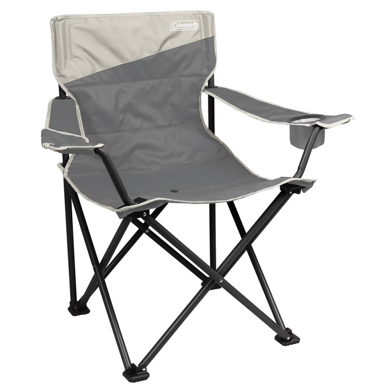 Coleman Big & Tall Quad Camping Chair - Grey