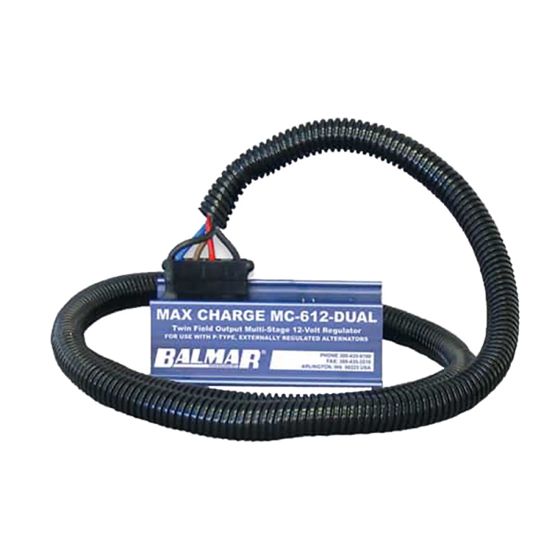 Balmar Dual Mc612 Multi-Stage 12V Regulator W/Harness