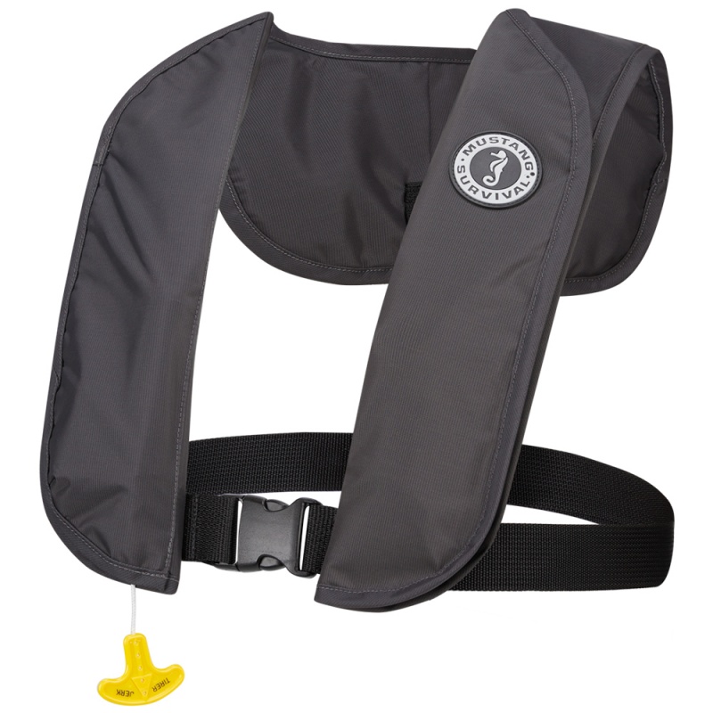 Mustang Mit 70 Inflatable Pfd - Admiral Grey - Automatic/Manual