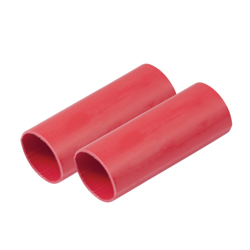Ancor Battery Cable Adhesive Lined Heavy Wall Battery Cable Tubing (Bct) - 1" X 3" - Red - 2 Pieces