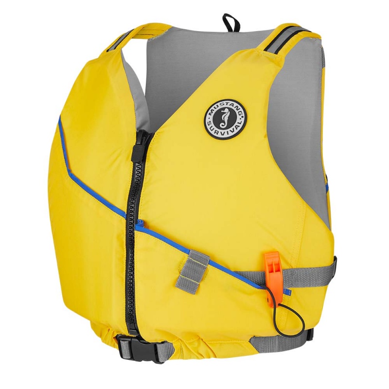 Mustang Journey Foam Vest - Yellow - X-Small/Small