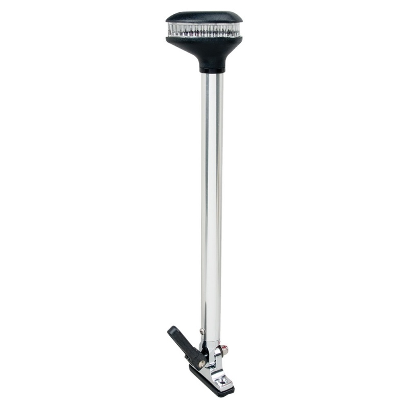 Perko Stealth Series - L.E.D. Fold Down All-Round Light - Vertical Mount 13-3/8" Height - 2Nm Range