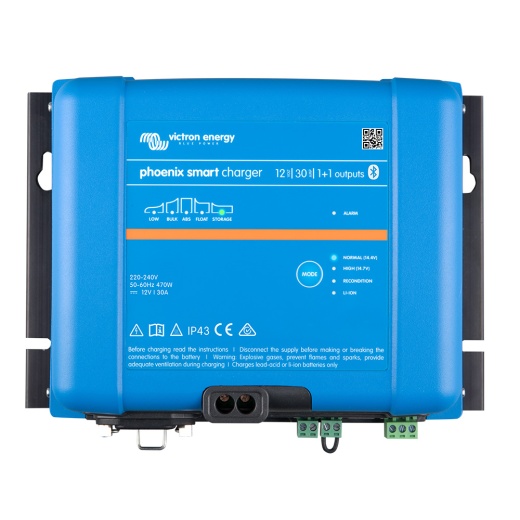 Victron Phoenix Smart Ip43 Charger 12/30 (1+1)