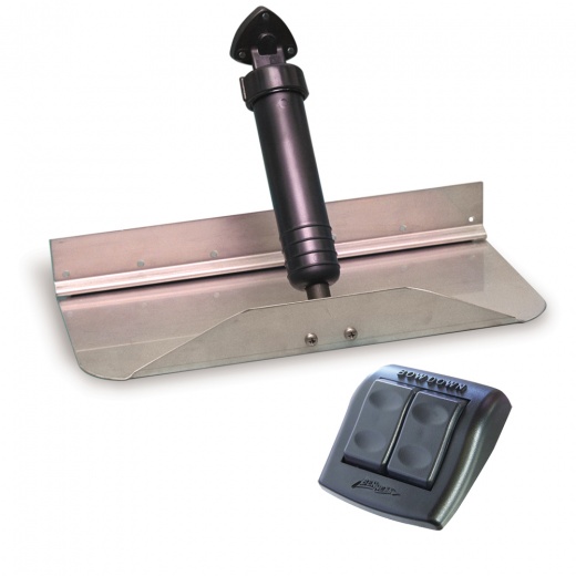 Bennett Trim Tab Kit 24" X 9" W/Euro Rocker Switch