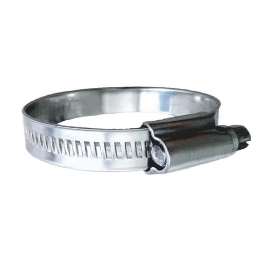 Trident Marine 316 SS Non-Perforated Worm Gear Hose Clamp