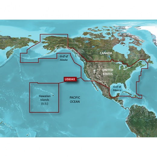 Garmin Bluechart® G3 Hd - Hxus604x - Us All & Canadian West - Microsd™/Sd™