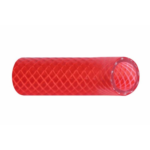 Trident Marine 3/4" X 50' Boxed Reinforced PVC Hot Water Feed Line Hose - Drinking Water Safe - Translucent Red
