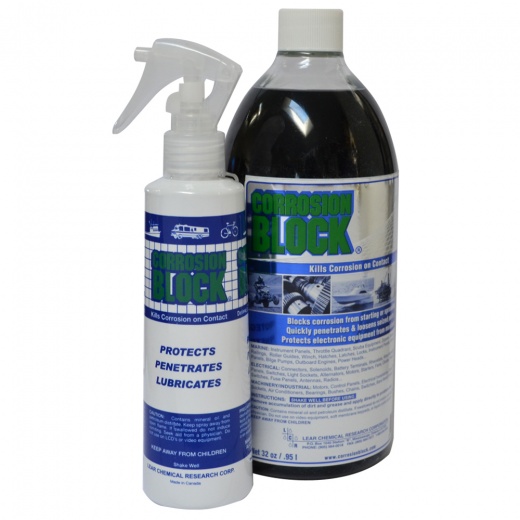 Corrosion Block 32Oz Bottle W/Pump - Non-Hazmat, Non-Flammable & Non-Toxic