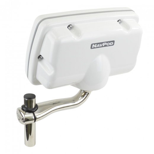 Navpod Railmount Pre-Cut F/Simrad Nss9 Evo3/B&G Zeus3 9 - Fits 1" or 1.25" Tubing