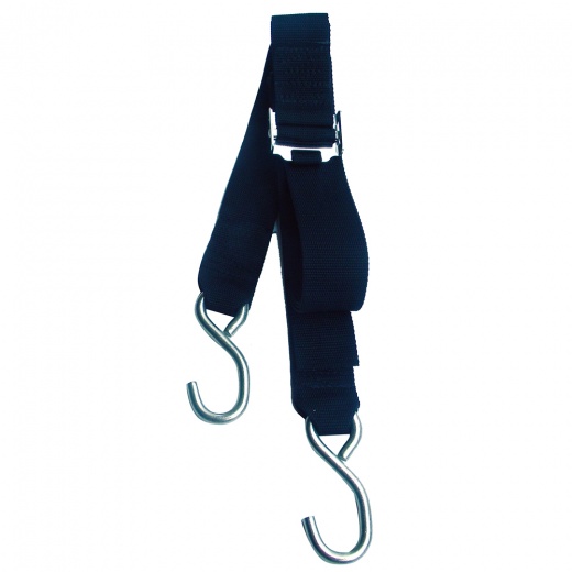 Rod Saver Stainless Steel Roller Buckle Gunwale Tie-Down - 2" X 20'