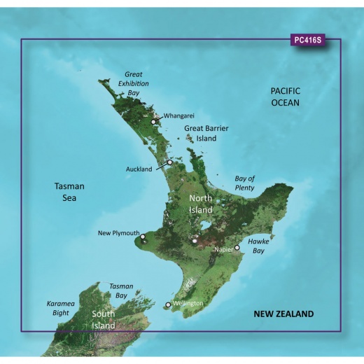 Garmin Bluechart® G3 Vision® Hd - Vpc416s - New Zealand North - Microsd™/Sd™