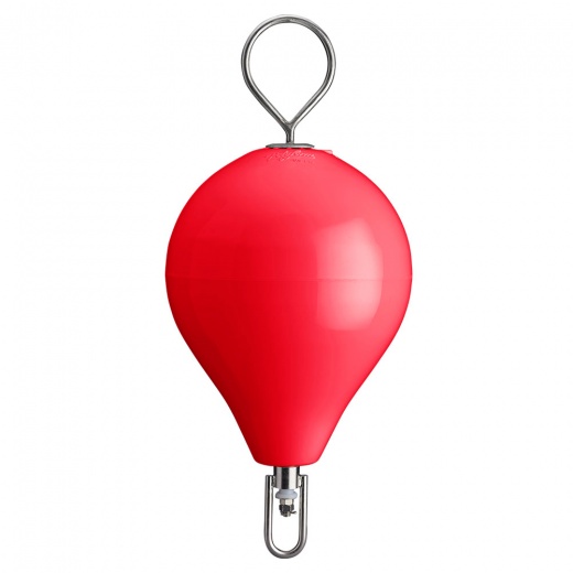 Polyform 13.5" Cm Mooring Buoy W/Ss Iron - Red