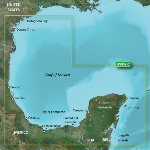Garmin Bluechart G3 Vision HD - VUS032R - Southern Gulf of Mexico - MicroSD/SD