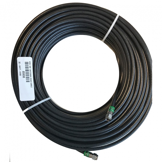 KVH 50' RG-6 Coax Cable for TV1, TV3, TV5, TV6 & UHD7 with F/Connector Ends