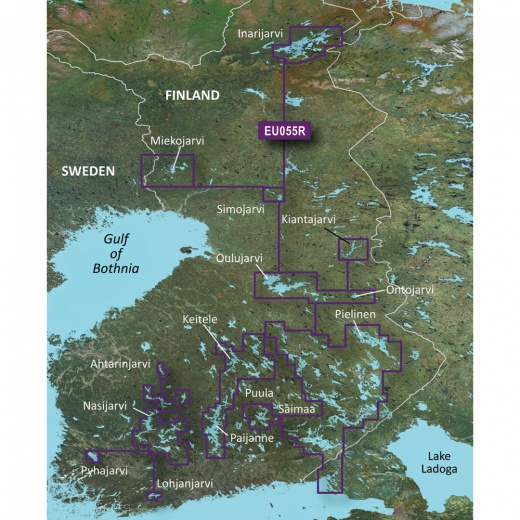 Garmin Bluechart G3 HD - Hxeu055r - Finnish Lakes - Microsd/Sd
