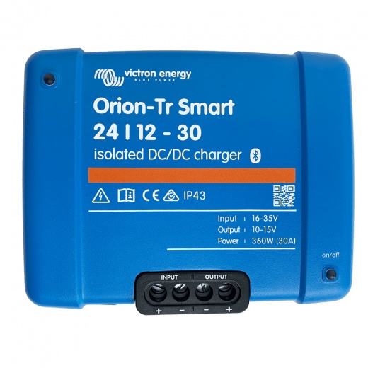 Victron Energy Orion-Tr Smart 24/12-30 30A (360W) Isolated DC-DC Charger or Power Supply