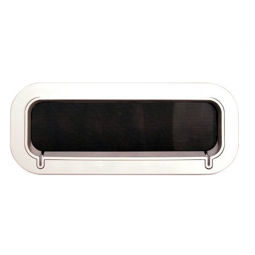 Beckson Drain Port - 4" X 14" X 2"-Depth - White/Clear