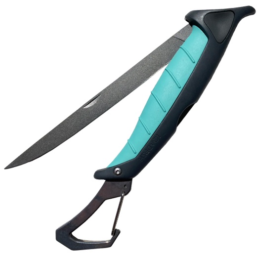 Toadfish Stowaway Folding Fillet Knife W/Built-In Carabiner - 7"