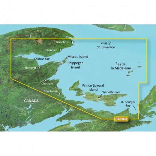 Garmin Bluechart G3 Vision HD - VCA006R - P.E.I. to Chaleur Bay - SD Card