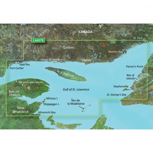 Garmin Bluechart® G3 Vision® Hd - Vca007r - Les Mechins - St. George's Bay - Microsd™/Sd™