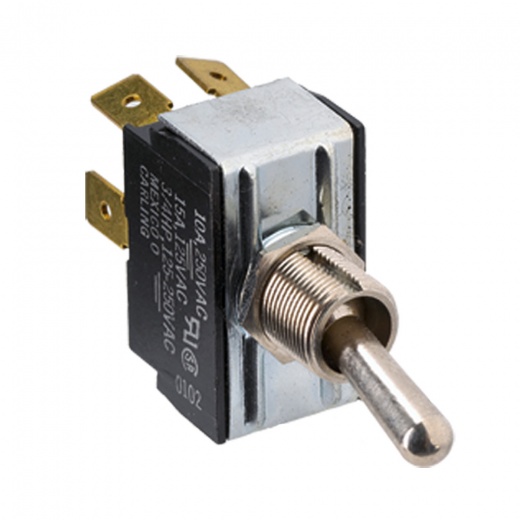 Paneltronics DPDT On/Off/On Metal Bat Toggle Switch