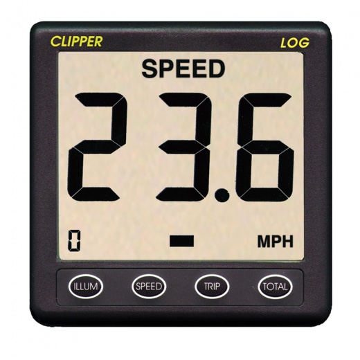 Clipper Speed Log Instrument with Transducer and Cover