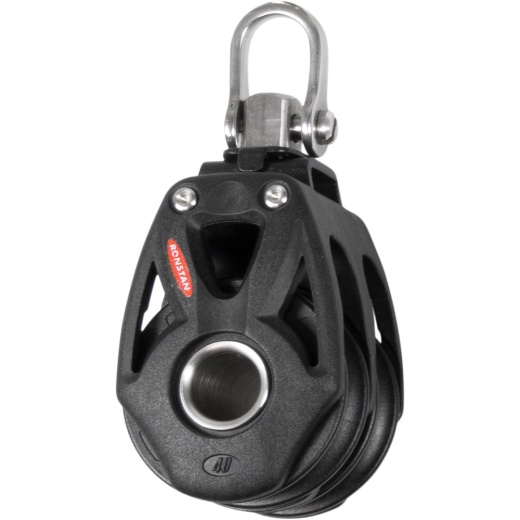 Ronstan Series 40 Orbit BB Double Block with Swivel & Shackle