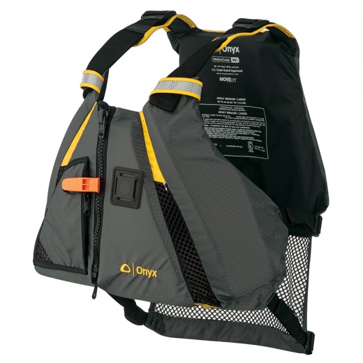 Onyx MoveVent Dynamic Paddle Sports Vest - Yellow/Grey - XS/Sm