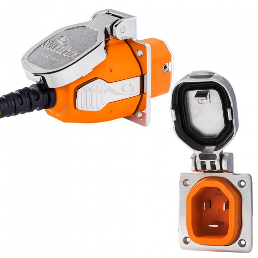 Smartplug 30 Amp Inlet & Female Cord Connector Combo - Stainless Steel