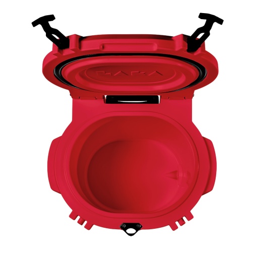 Laka Coolers 30 Qt Cooler W/Telescoping Handle & Wheels - Red