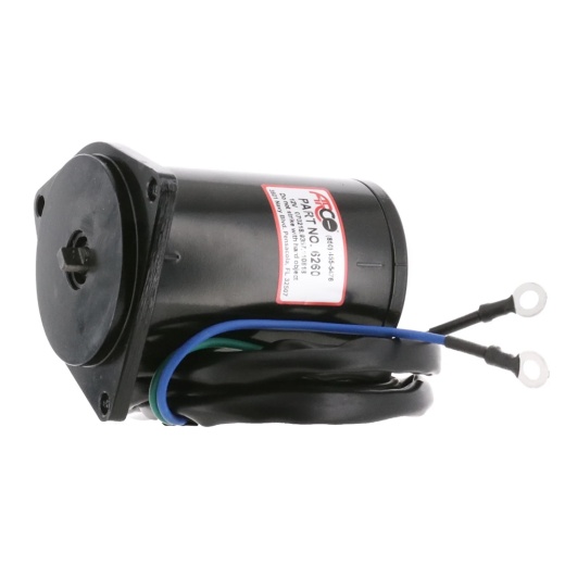 Arco Marine Replacement Outboard Tilt Trim Motor - Yamaha, 2-Wire, 3 Bolt, Flat Blade