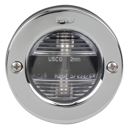 Perko Vertical Mount Stern Light 12Vdc W/Sts Bezel