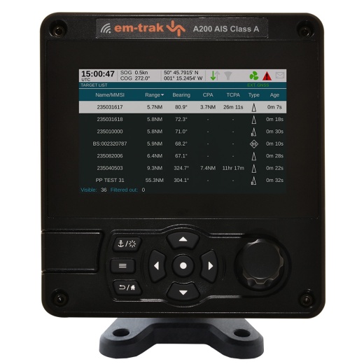 Em-Trak A200 Class A AIS Transceiver