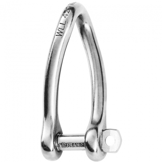 Wichard Captive Pin Twisted Shackle - Diameter 6Mm - 1/4"