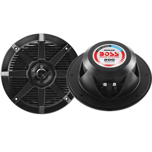 Boss Audio 6.5" MR62B Waterproof Speakers - Black - 200W