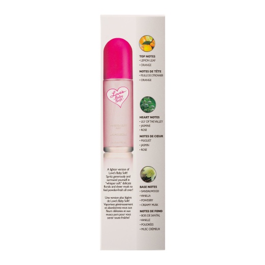 Love's Baby Soft Whisper Soft Mist 2.5 Fl Oz / 75 Ml