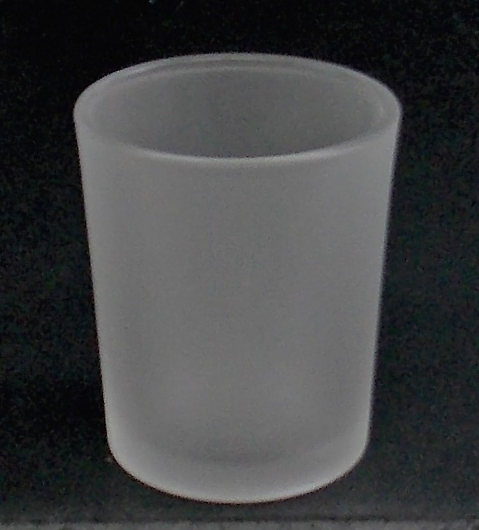 Candle Holder - Frosted Glass